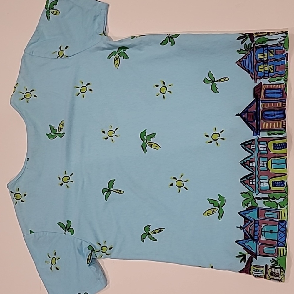 Sally Huss Artist Creation Key Life Tee Shirt Mint Green Large - Picture 10 of 10